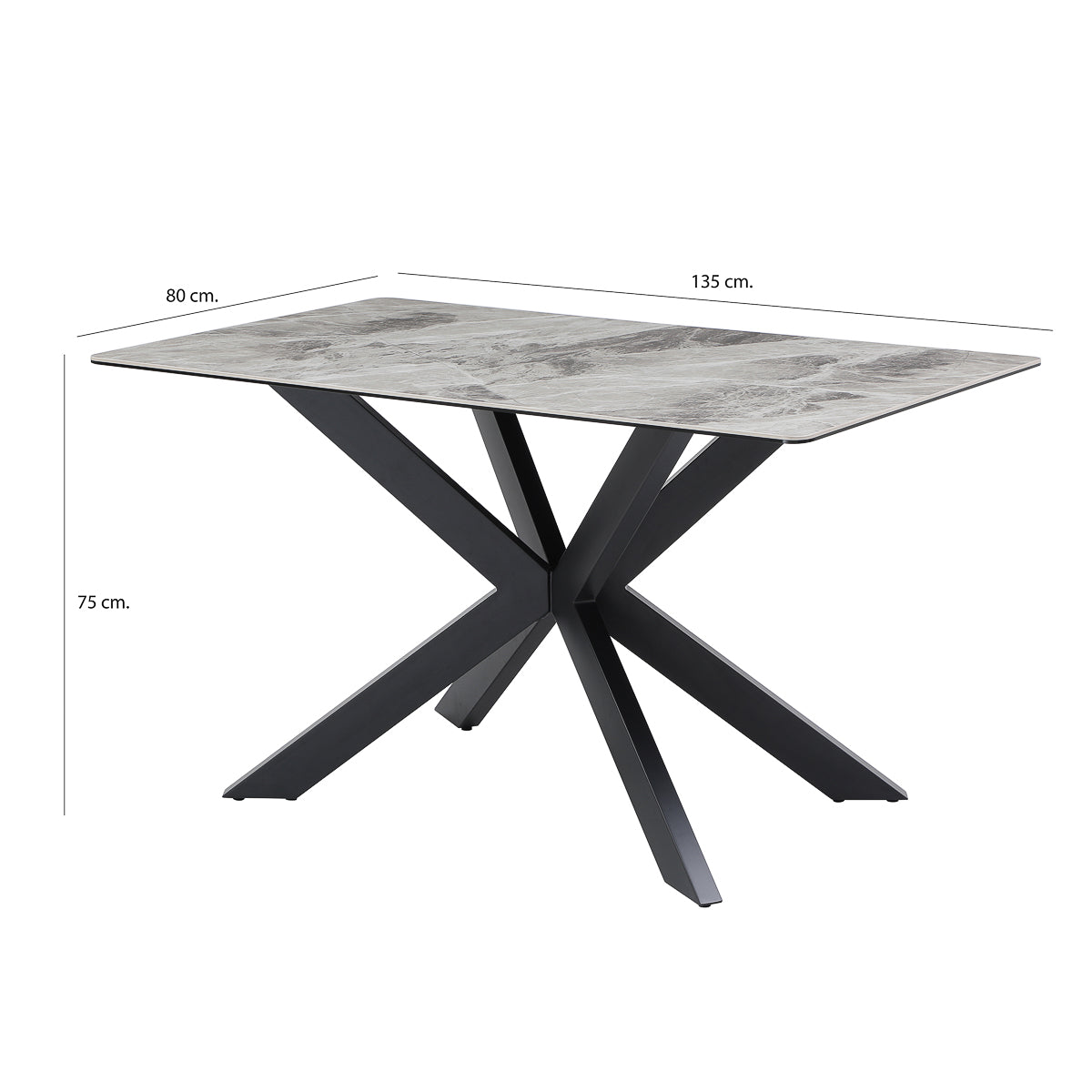 
                  
                    Luxe Grey Dining Table
                  
                