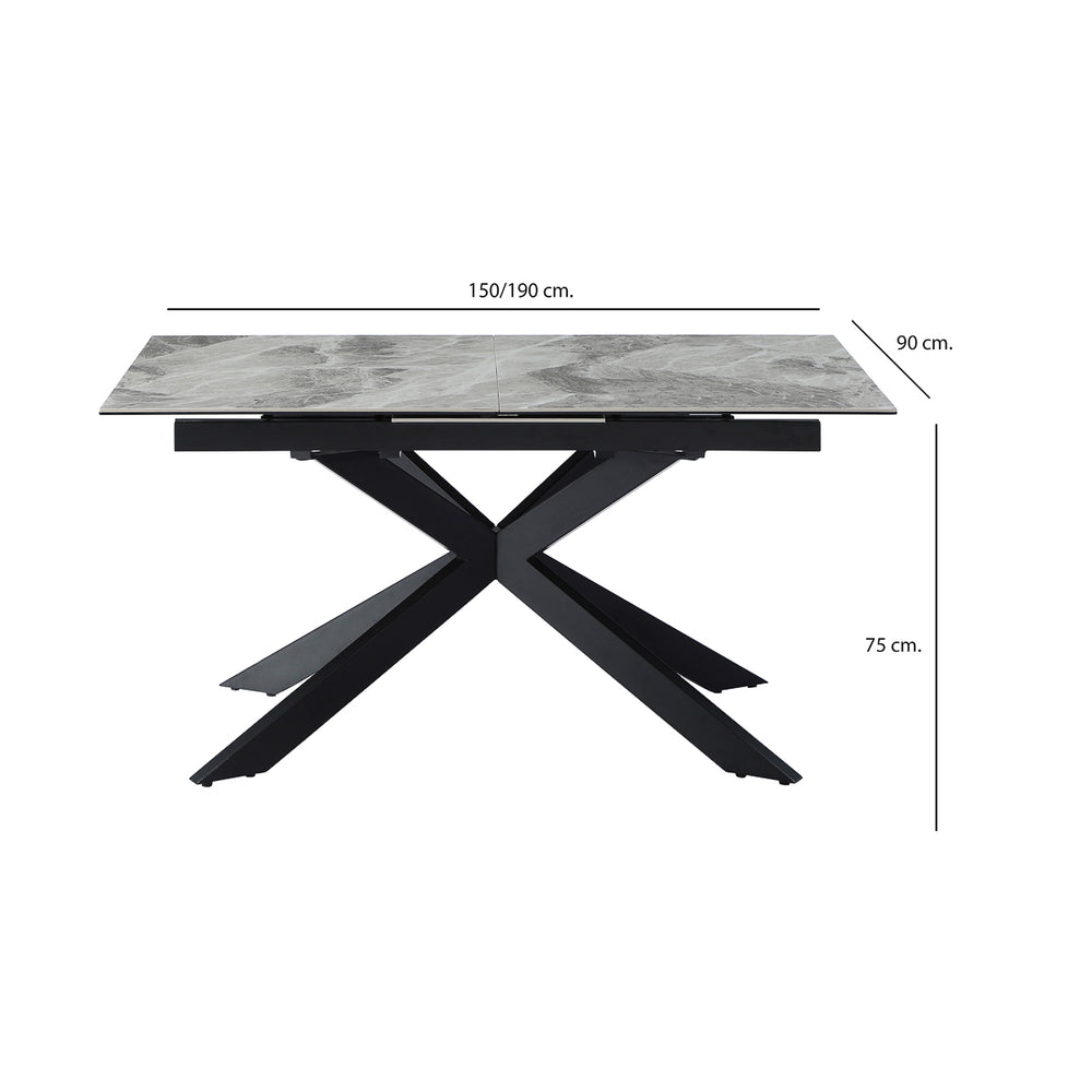 
                  
                    Luxe Grey Extending Dining Table
                  
                