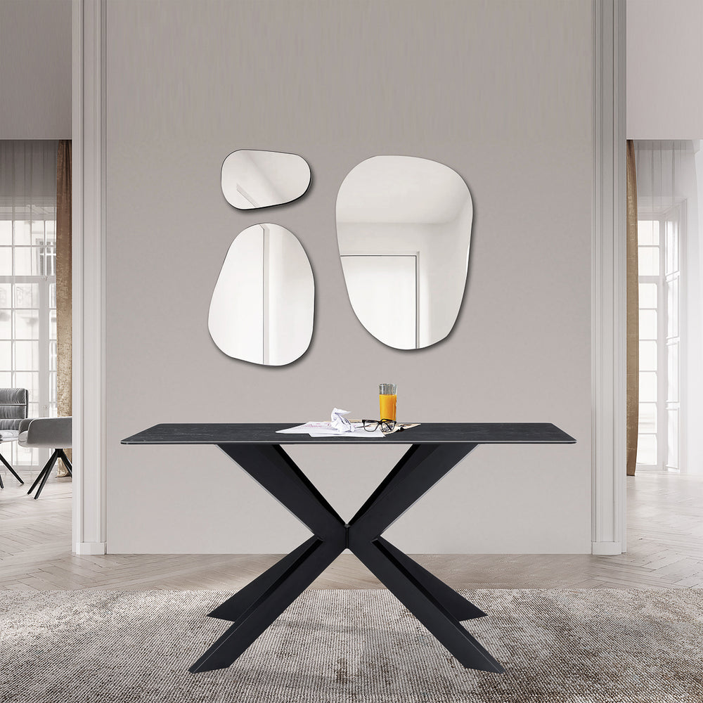 Luxe Black Dining Table