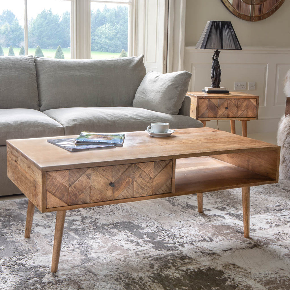 
                  
                    Chevron Coffee with Single Drawer
                  
                