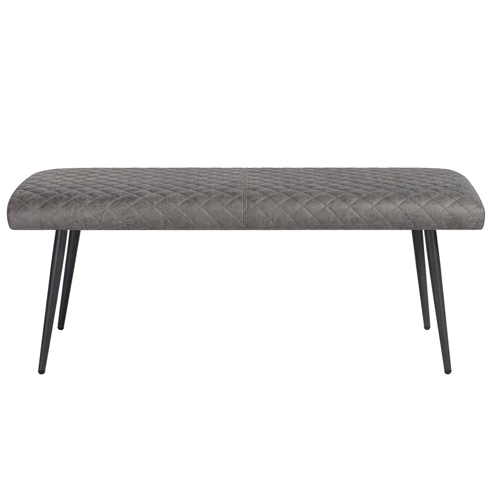 Urban Curved Small Bench - Grey