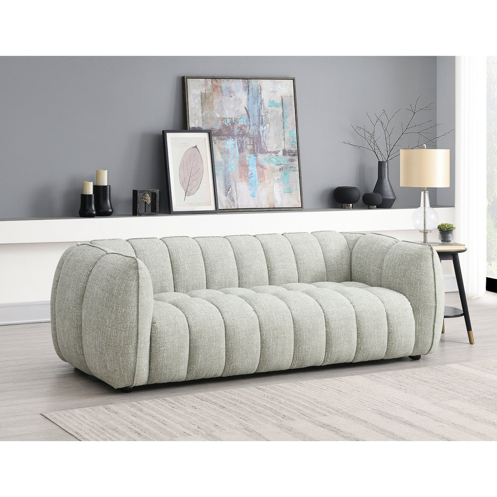 Vienna 3 Seater Pale Green Sofa
