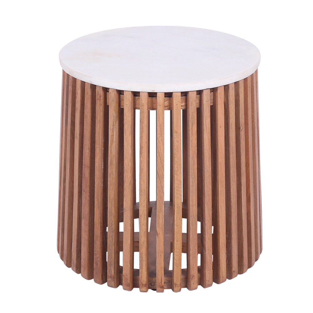 
                  
                    Neutra Side Table With Marble Top
                  
                