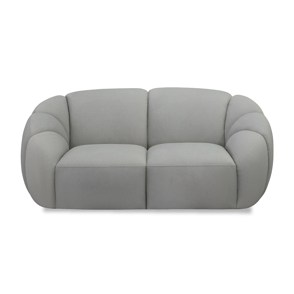 Prygos 2 Seater Loveseat Smoke Grey Sofa