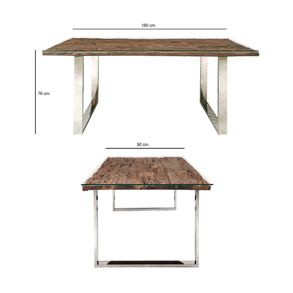 
                  
                    Metro Sleeper 180cm Dining Table
                  
                