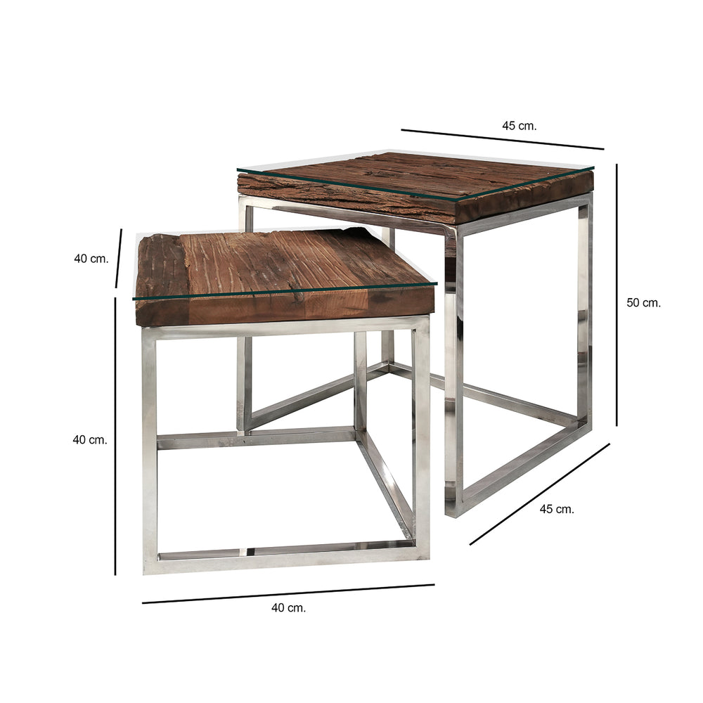 
                  
                    Metro Sleeper Nest of 2 Tables
                  
                