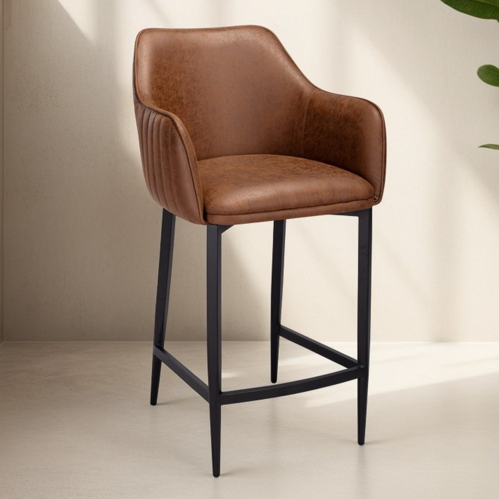 Hc Lawrence Tan Vintage Stool