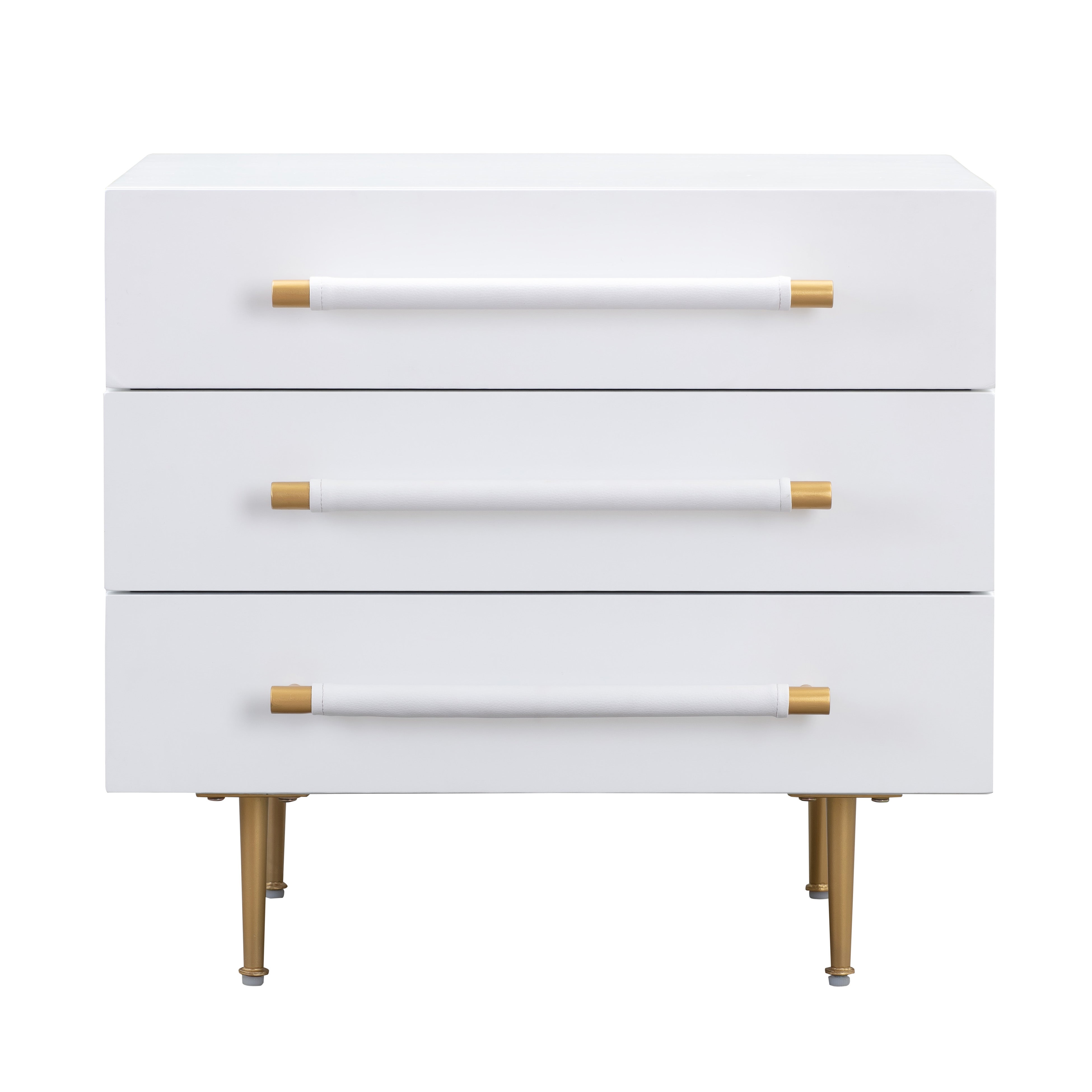 Trident White Nightstand