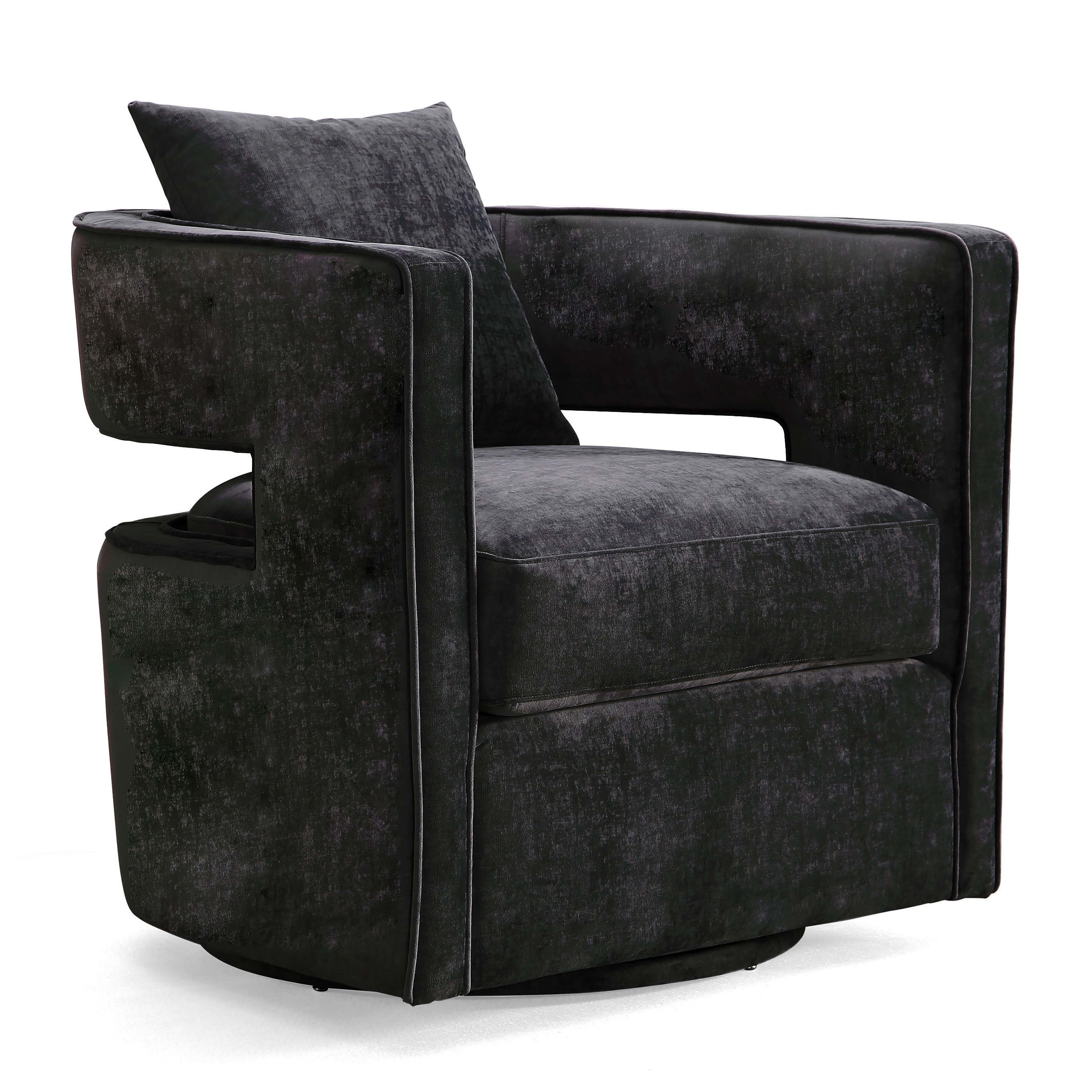 Kennedy Black Swivel Chair