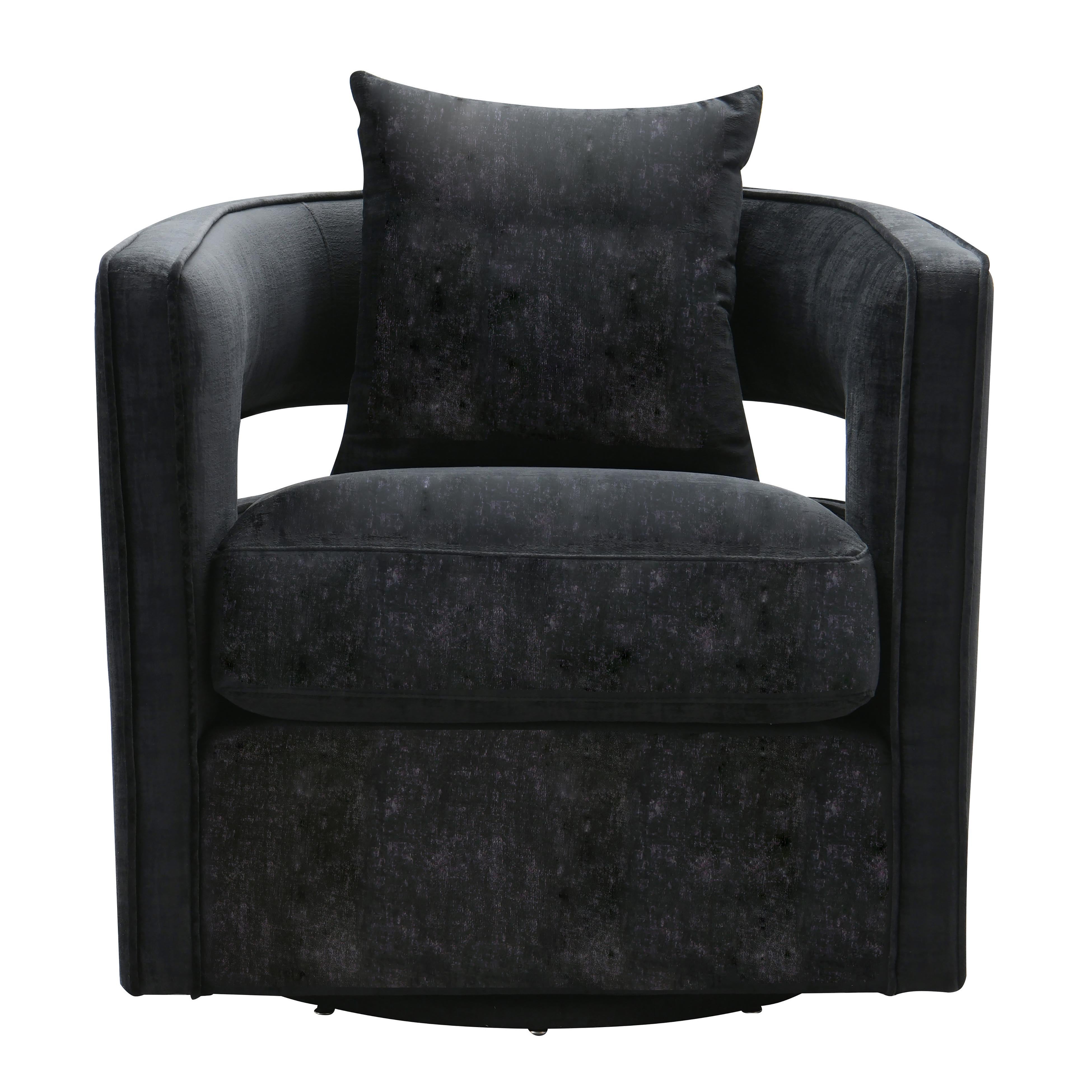 Kennedy Black Swivel Chair