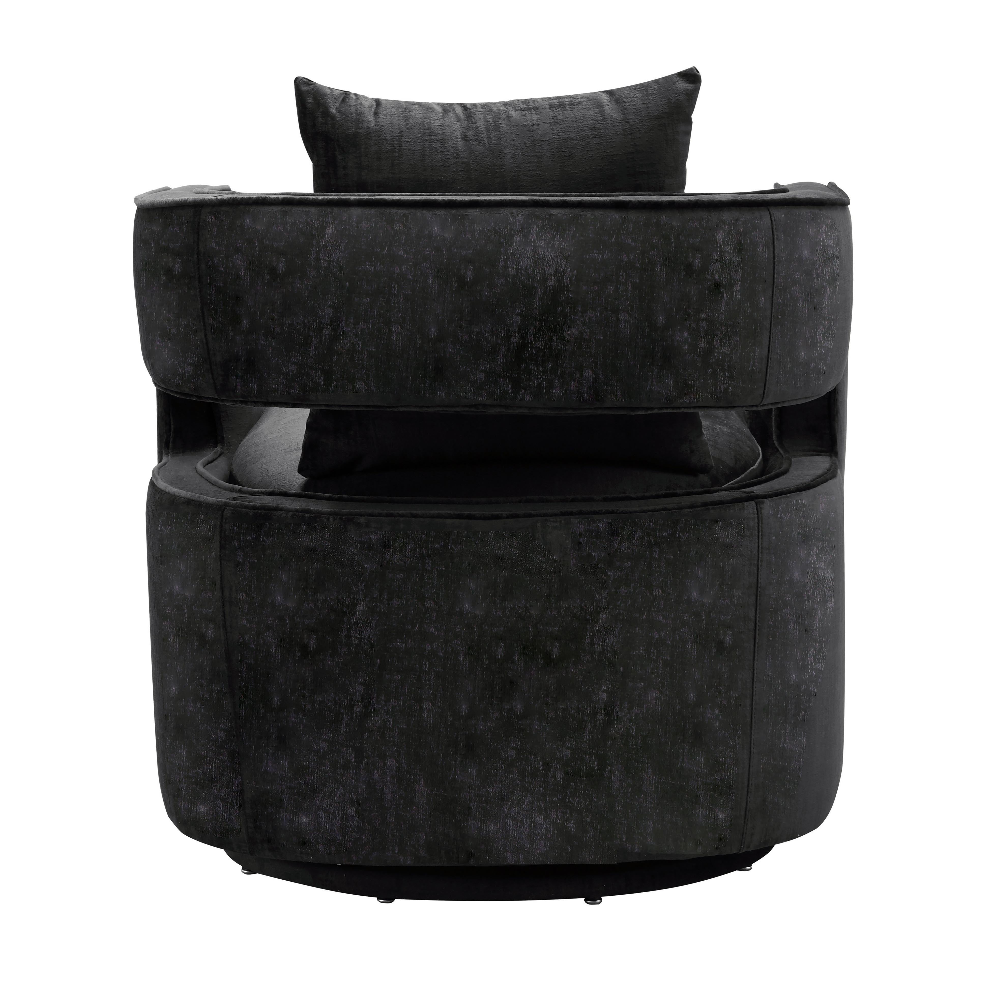 Kennedy Black Swivel Chair