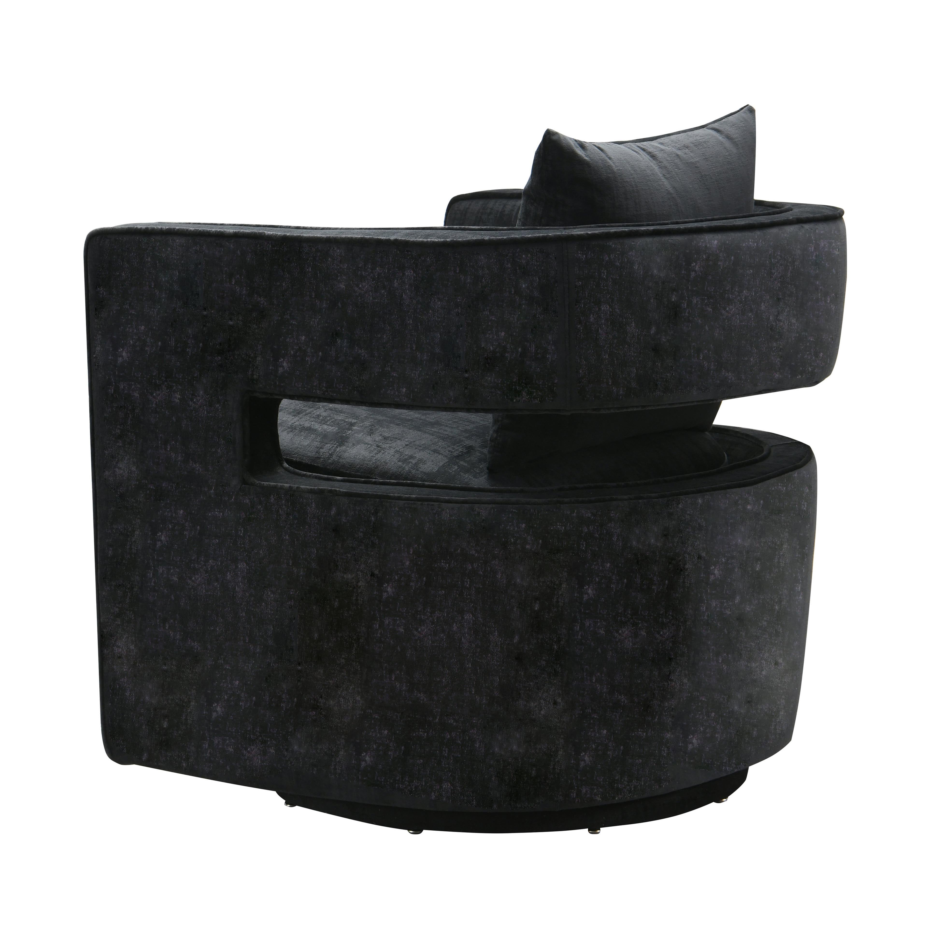 Kennedy Black Swivel Chair