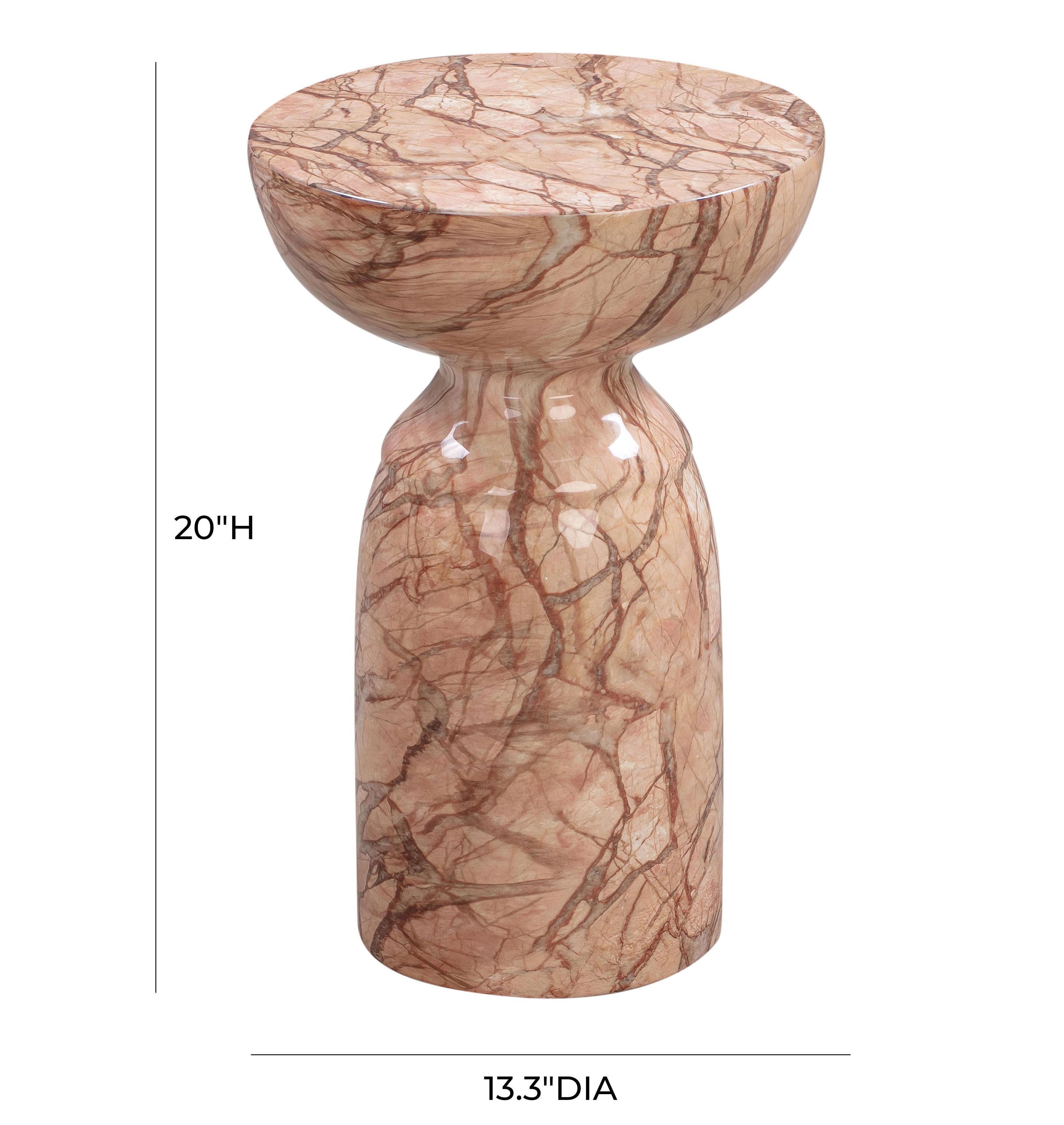 Rue Sunset Marble Side Table