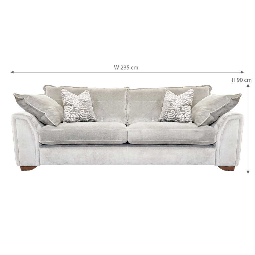 Toulouse 3 Seater Sofa