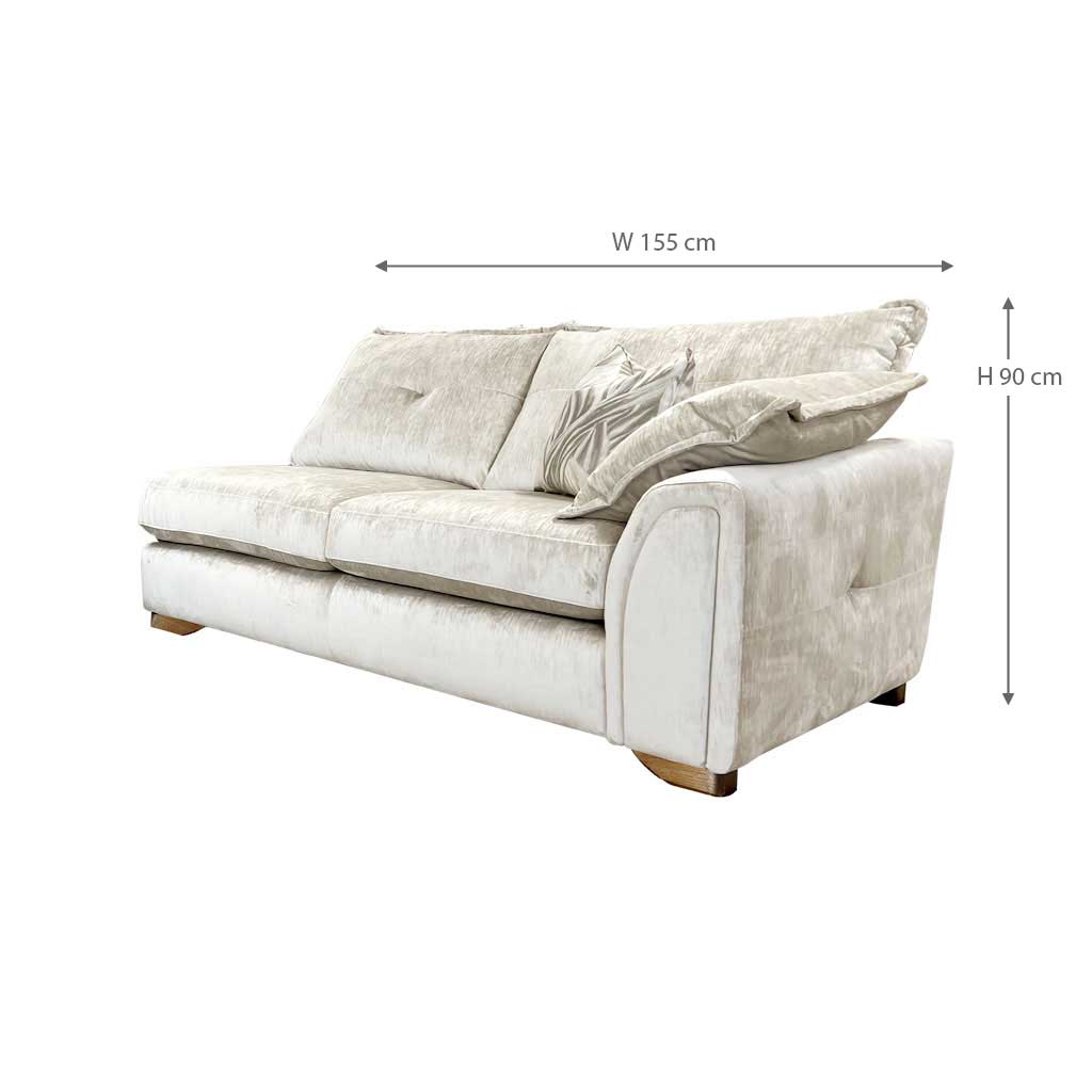 Toulouse Sectional 2 Seater End RHF