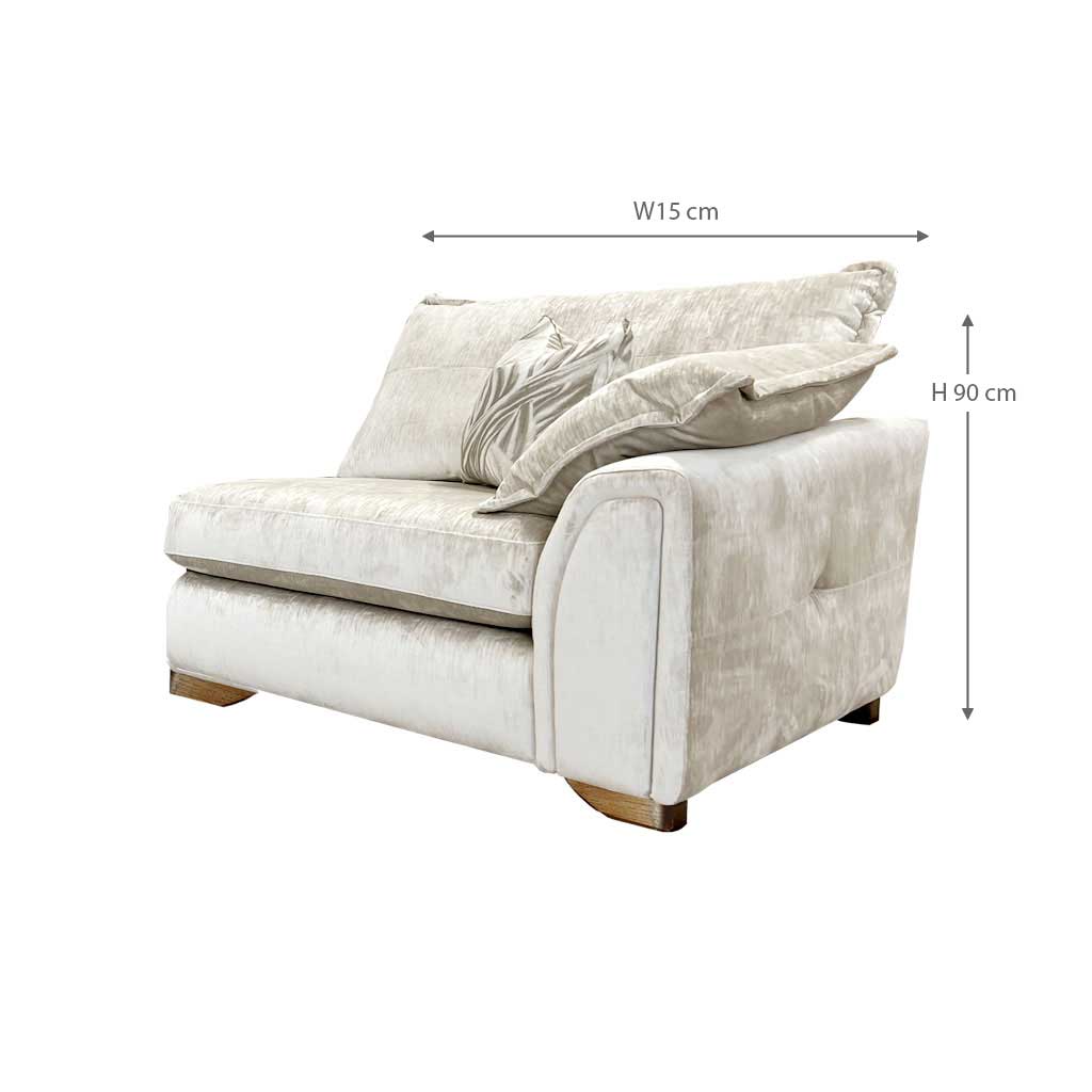 Toulouse Sectional Cuddler End RHF